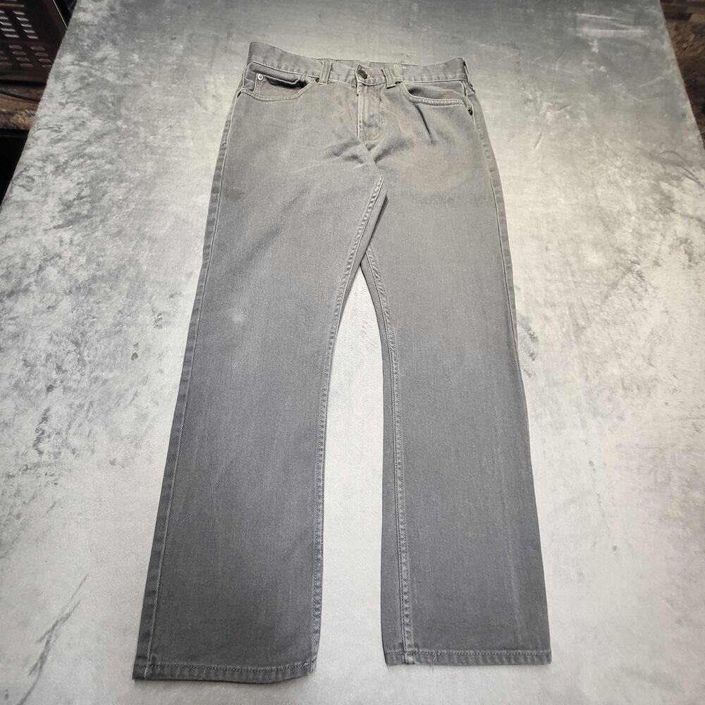Bullhead Jeans Mens 32x30 Gray Medium Wash Gravels Slim Denim Cotton Pockets
